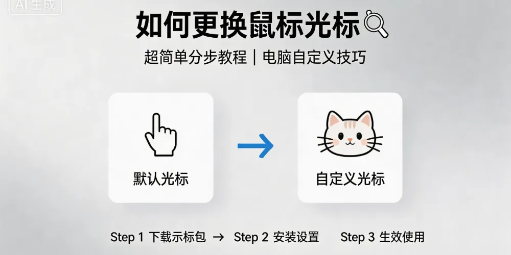 鼠标光标更换教程
